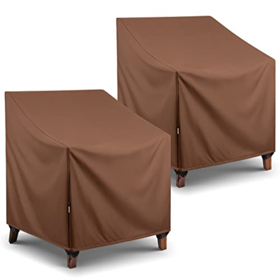 Outdoor Furniture Heavy Duty - ผ้าคลุมเก้าอี้สนามกันน้ำ, ผ้าคลุมเก้าอี้พักผ่อนกลางแจ้งแบบหนา, ผ้าคลุมเฟอร์นิเจอร์สนามสำหรับเก้าอี้โยกหมุนในสวน