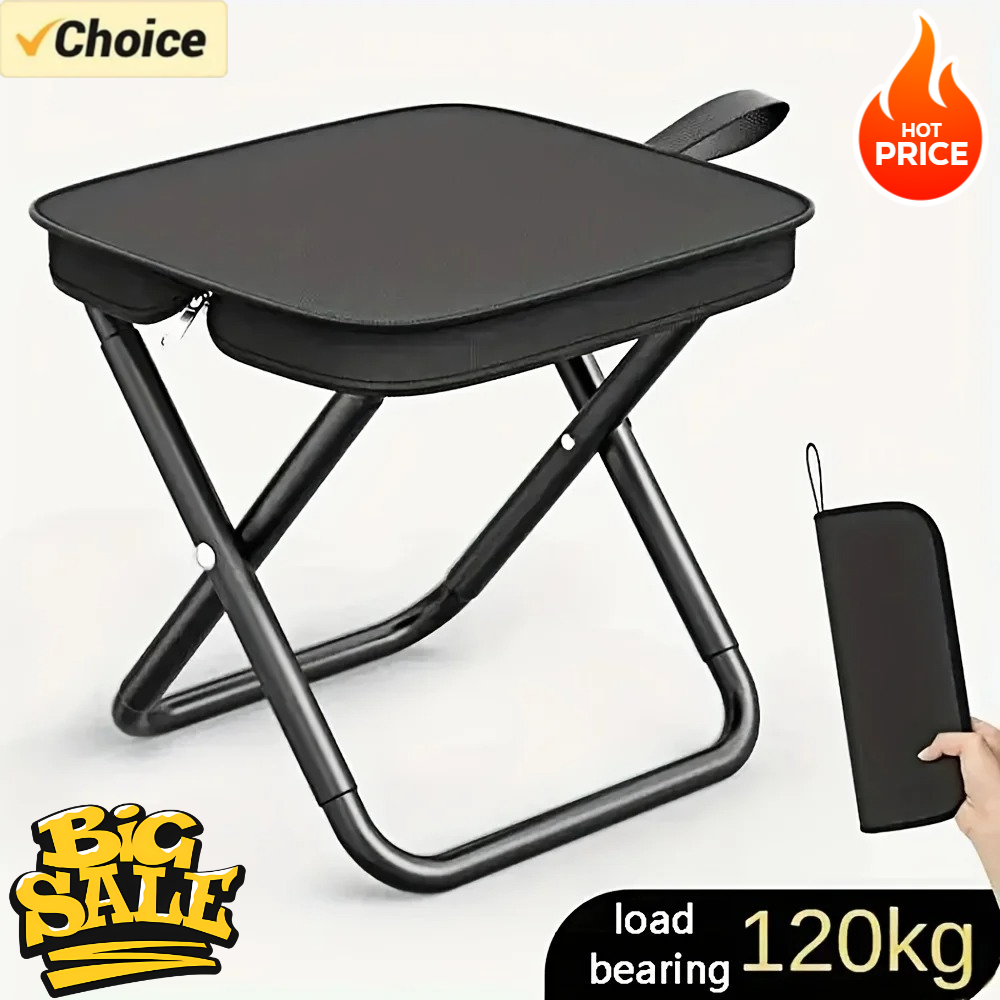 Outdoor Furniture Rocking Chair - เก้าอี้พับแบบพกพา น้ำหนักเบา สำหรับตั้งแคมป์ ตกปลา เดินป่า ท่องเที่ยว