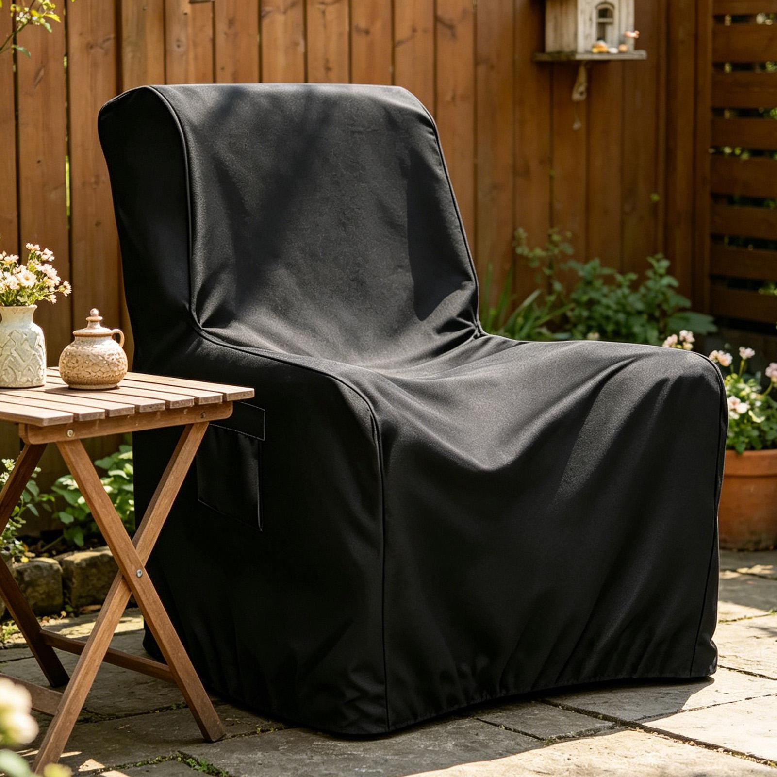 Outdoor Furniture Heavy Duty - ผ้าคลุมเก้าอี้เลานจ์ ผ้าคลุมเฟอร์นิเจอร์กลางแจ้ง ผ้าคลุมเฟอร์นิเจอร์สำหรับงานหนัก สำหรับลานบ้าน สนามหญ้า สนามหลังบ้าน