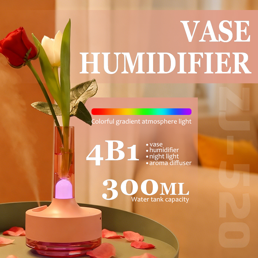 Outdoor Furniture Oil - เครื่องกระจายกลิ่นหอมแบบแจกัน 2026, เครื่องเพิ่มความชื้นแบบละอองเย็นแบบชาร์จได้, ไฟกลางคืน 7 สี,