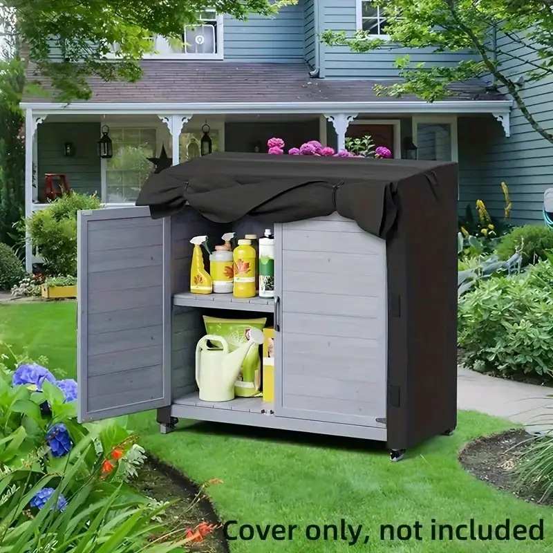 Outdoor Furniture Heavy Duty - ผ้าคลุมตู้กันน้ำสำหรับใช้งานกลางแจ้ง กล่องเก็บของกันน้ำสำหรับงานหนัก ผ้าคลุมกันน้ำสำหรับเฟอร์นิเจอร์กลางแจ้งและตู้เก็บของ