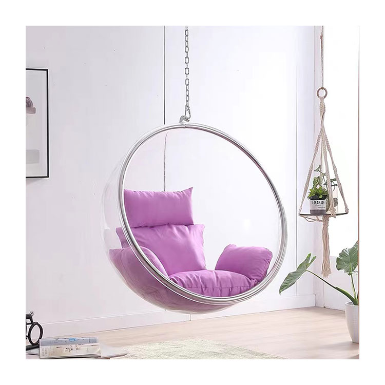 Hanging Egg Chair - เฟอร์นิเจอร์ทันสมัยคุณภาพดี เก้าอี้แขวนทรงไข่ยอดนิยมสำหรับลานบ้าน เก้าอี้ทรงกลมแบบแขวนสำหรับใช้ในร่ม