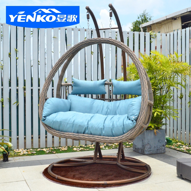 Garden Swing Chair - เปลญวนสองที่นั่ง ราคา เก้าอี้แขวน เฟอร์นิเจอร์กลางแจ้ง ชิงช้าสนามหญ้า เฟอร์นิเจอร์สวน