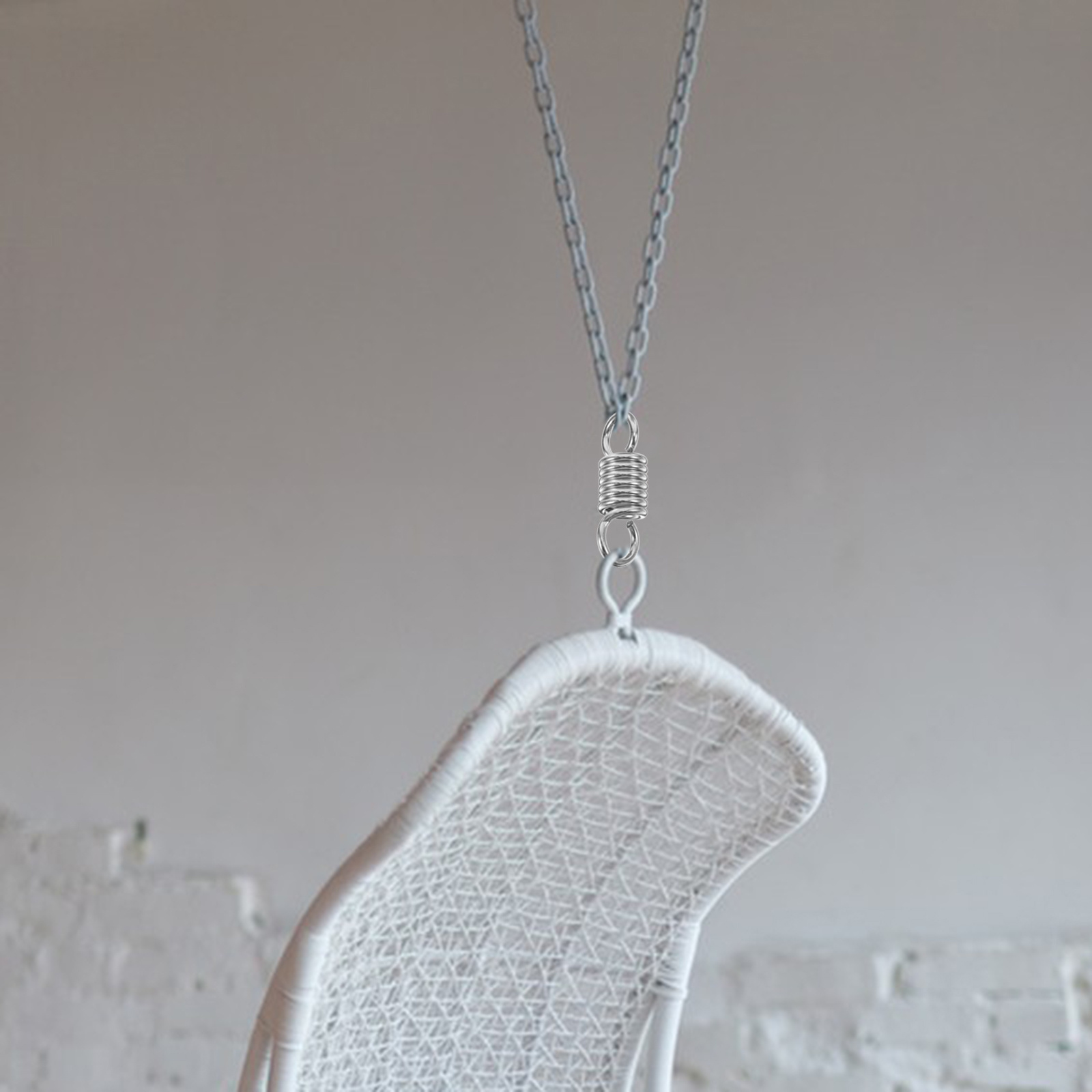 Hanging Egg Chair - สปริงยึดเปลญวน 2 ชิ้น สปริงเหล็กแข็งแรงสำหรับแขวนเก้าอี้ เก้าอี้ชิงช้า เก้าอี้ไข่