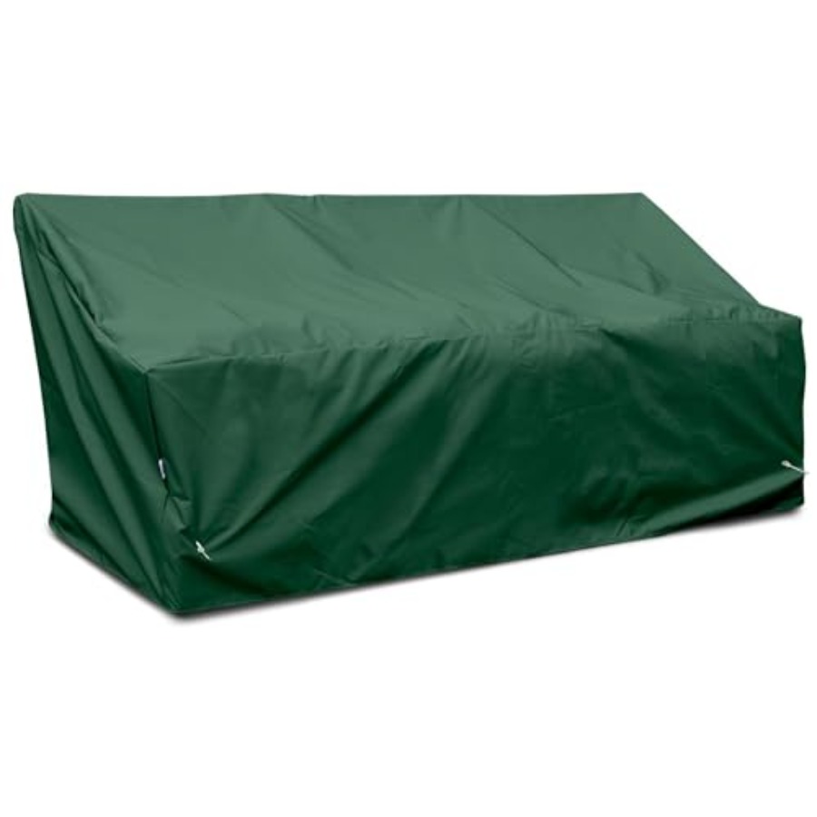Outdoor Furniture Heavy Duty - ผ้าคลุมเฟอร์นิเจอร์ลานบ้านสำหรับโซฟากลางแจ้ง ผ้ากันน้ำและกันฝุ่นอย่างดี สีเขียวป่า ทนทานต่อสภาพอากาศ