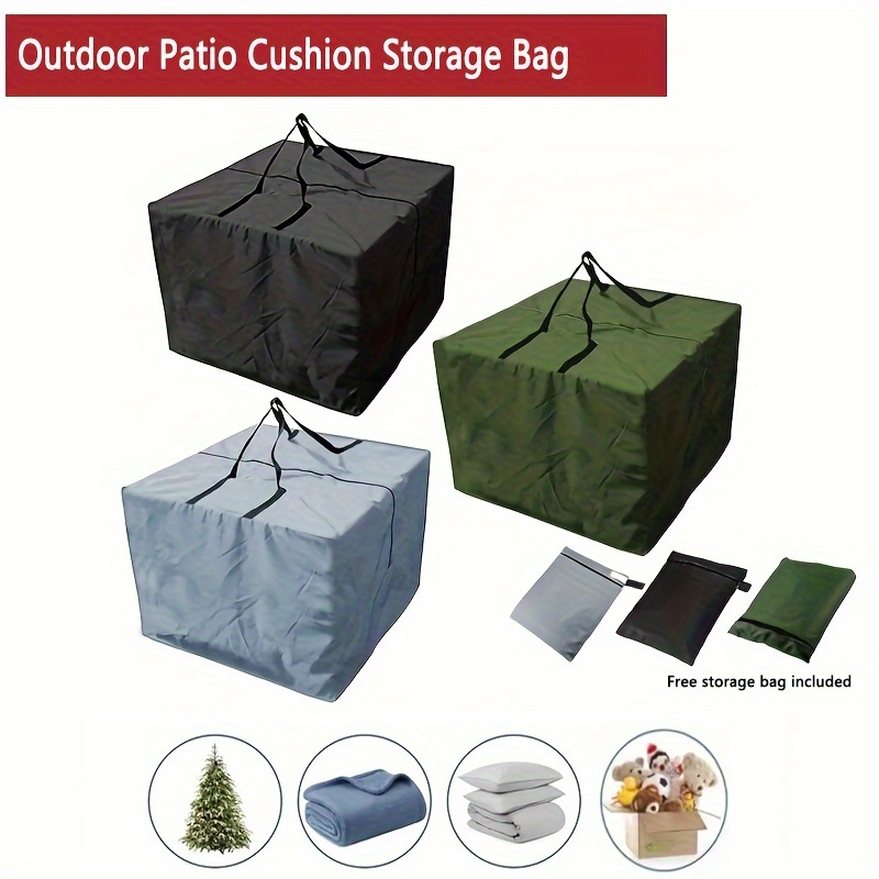 Outdoor Furniture With Storage For Cushions - ถุงเก็บเบาะรองนั่งสำหรับกลางแจ้ง ขนาด 32 x 32 x