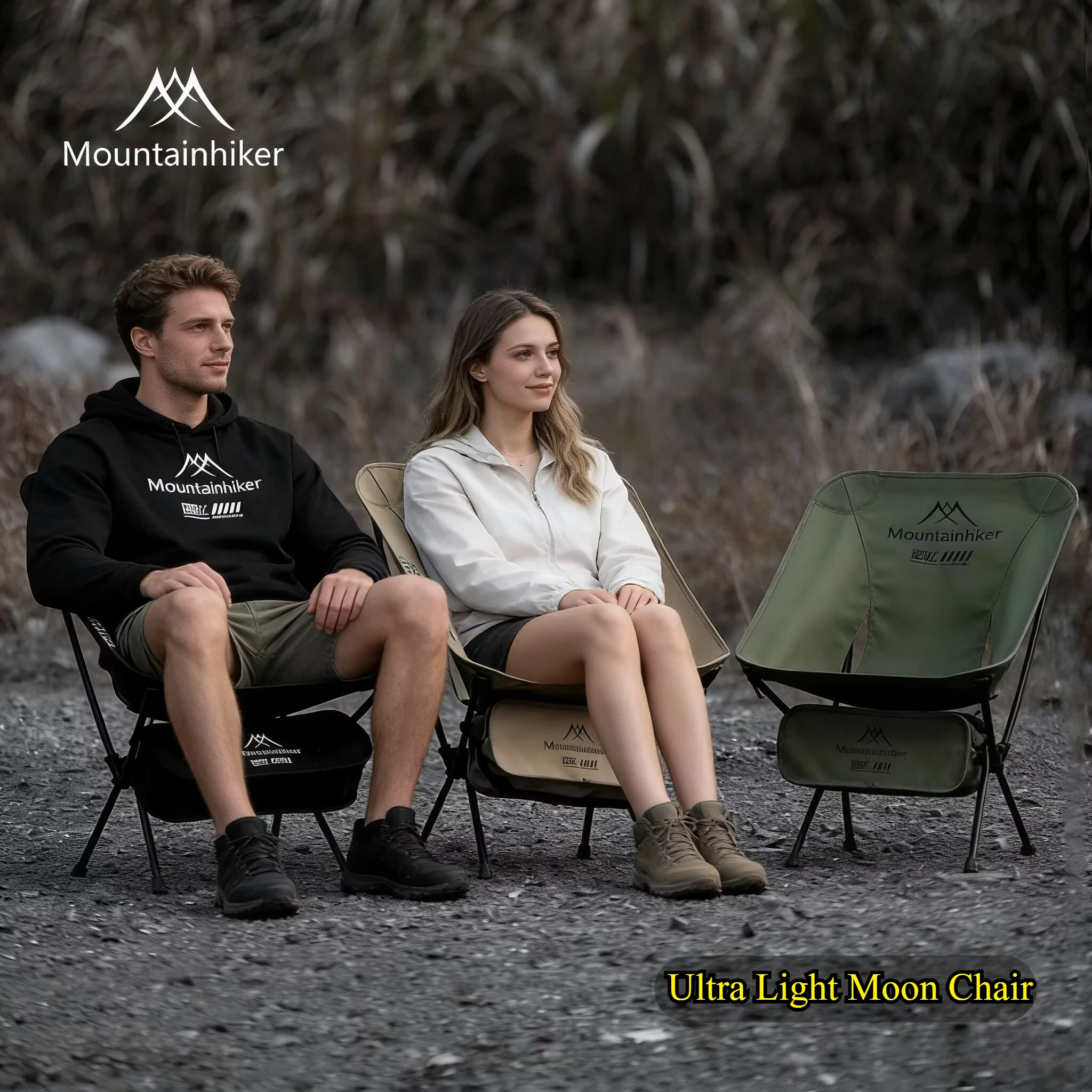 Outdoor Furniture Rocking Chair - เก้าอี้พับน้ำหนักเบาพิเศษ MOUNTAINHIKER สำหรับตั้งแคมป์ เดินป่า ตกปลา พกพาสะดวก