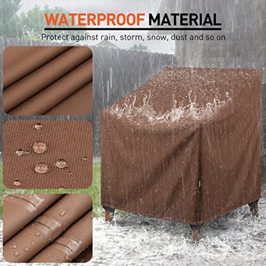 ผ้าคลุมเก้าอี้สนามกันน้ำ, ผ้าค - Outdoor Furniture Heavy Duty บทวิจารณ์และราคา
