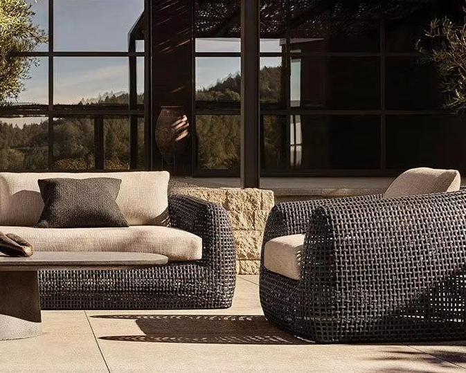 โซฟาแบบแยกส่วนสำหรับสวน รูปทรง - Outdoor Furniture For Sale บทวิจารณ์และราคา