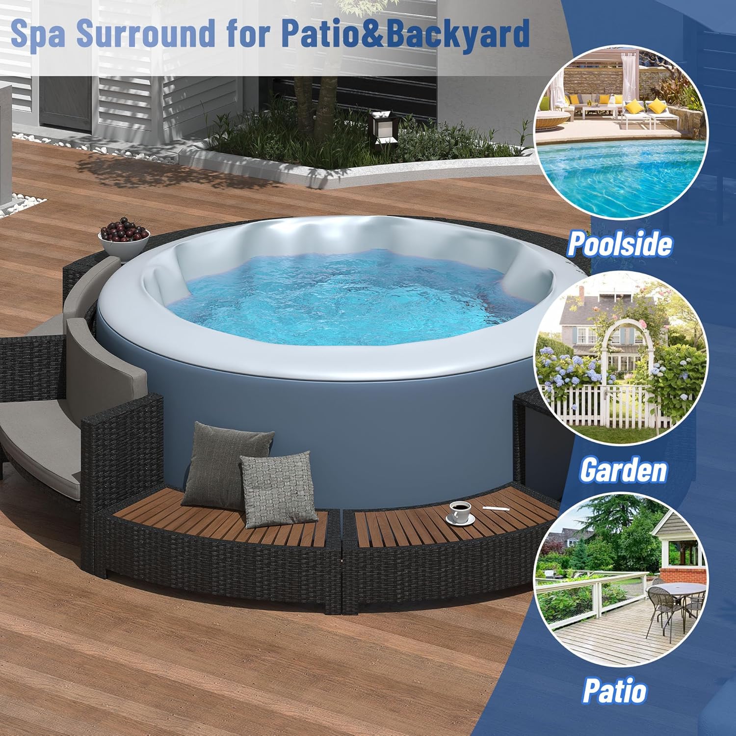 ชุดโซฟาหวายสำหรับลานบ้าน พร้อม - Outdoor Furniture With Storage For Cushions บทวิจารณ์และราคา