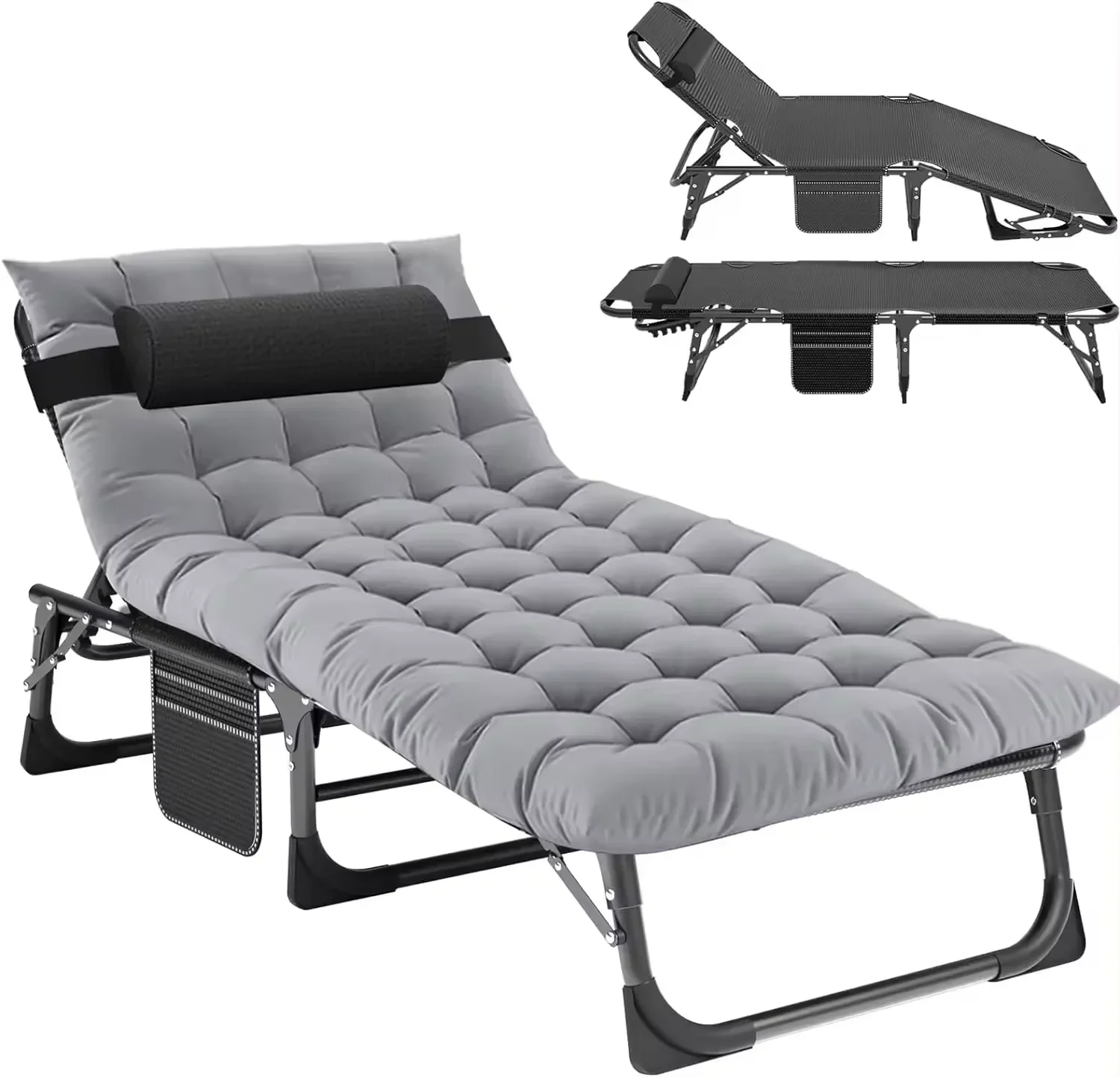 เตียงพับได้แบบพกพาปรับระดับได้ - Outdoor Furniture For Sale บทวิจารณ์และราคา