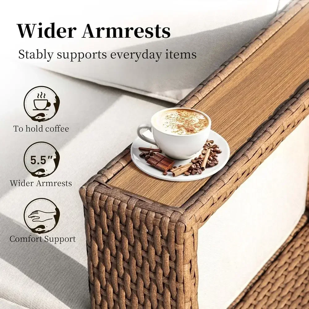 โซฟาเข้ามุมรูปตัว L สำหรับใช้ง - Outdoor Furniture Yellow บทวิจารณ์และราคา