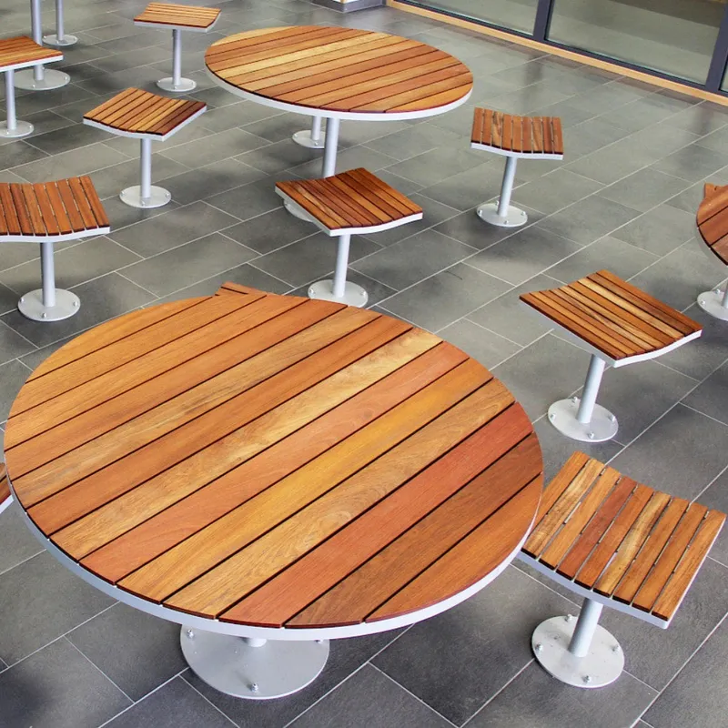 ชุดโต๊ะและเก้าอี้ไม้สำหรับสวนส - Outdoor Furniture Yellow บทวิจารณ์และราคา