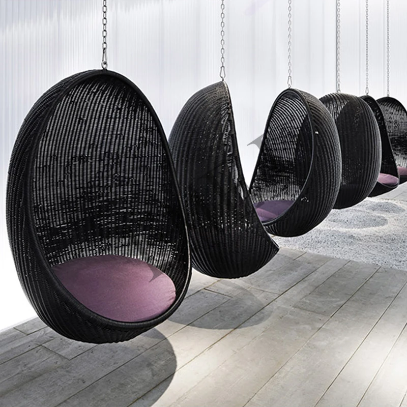 เก้าอี้แขวนสำหรับพักผ่อนกลางแจ - Hanging Egg Chair บทวิจารณ์และราคา