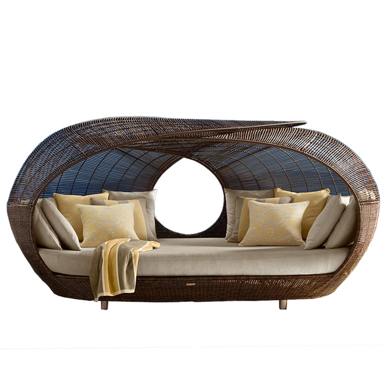 เตียงนอนกลางแจ้งหวายสังเคราะห์ - Outdoor Furniture For Sale บทวิจารณ์และราคา