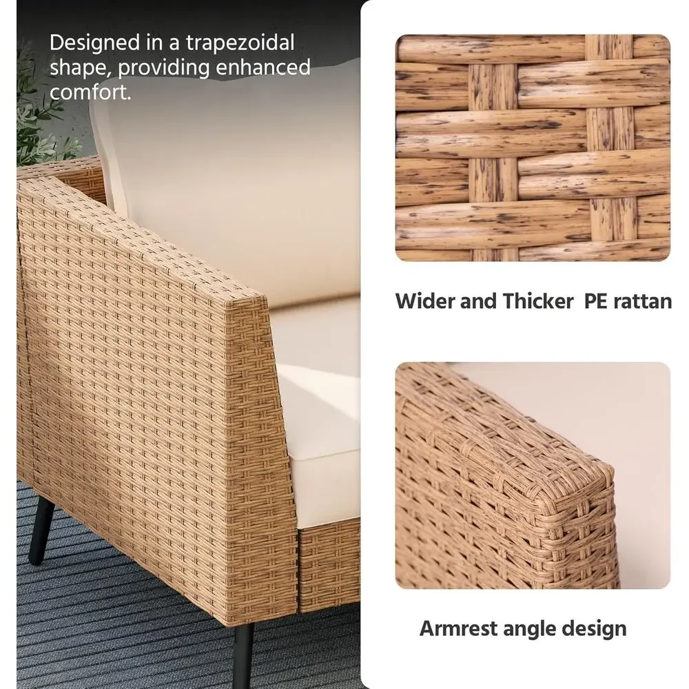 ชุดเฟอร์นิเจอร์ลานกลางแจ้ง 6 ช - Outdoor Furniture With Storage For Cushions บทวิจารณ์และราคา
