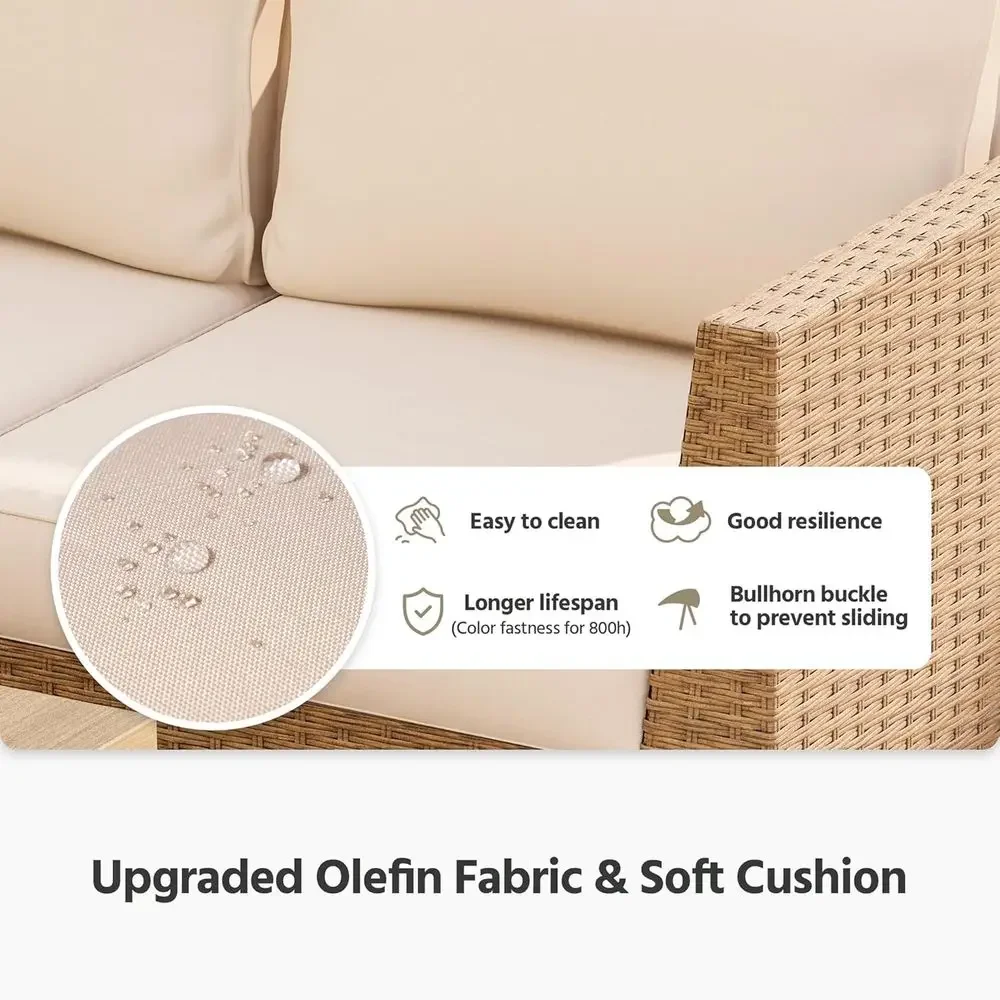 ชุดเฟอร์นิเจอร์ลานกลางแจ้ง 6 ช - Outdoor Furniture With Storage For Cushions บทวิจารณ์และราคา
