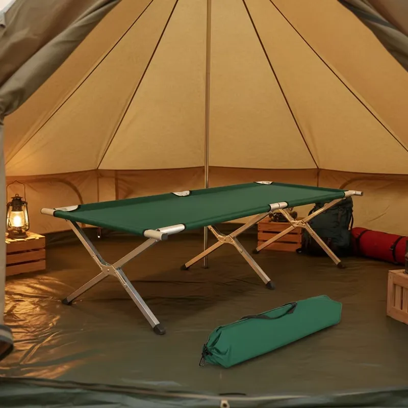 เตียงพยาบาลฉุกเฉินสำหรับใช้งาน - Camping Cot Foldable บทวิจารณ์และราคา