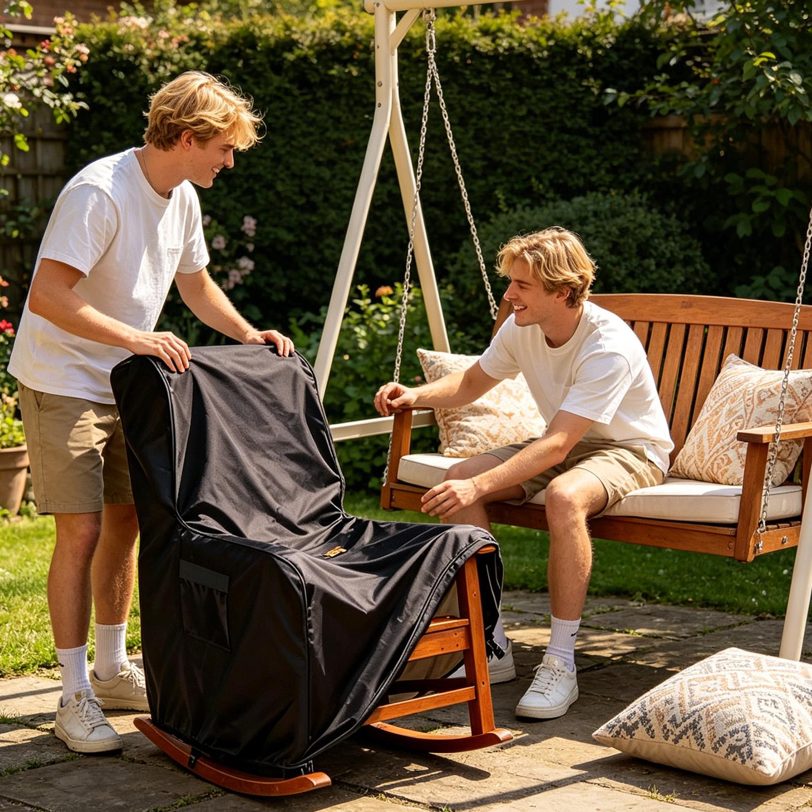 ผ้าคลุมเก้าอี้เลานจ์ ผ้าคลุมเฟ - Outdoor Furniture Heavy Duty บทวิจารณ์และราคา