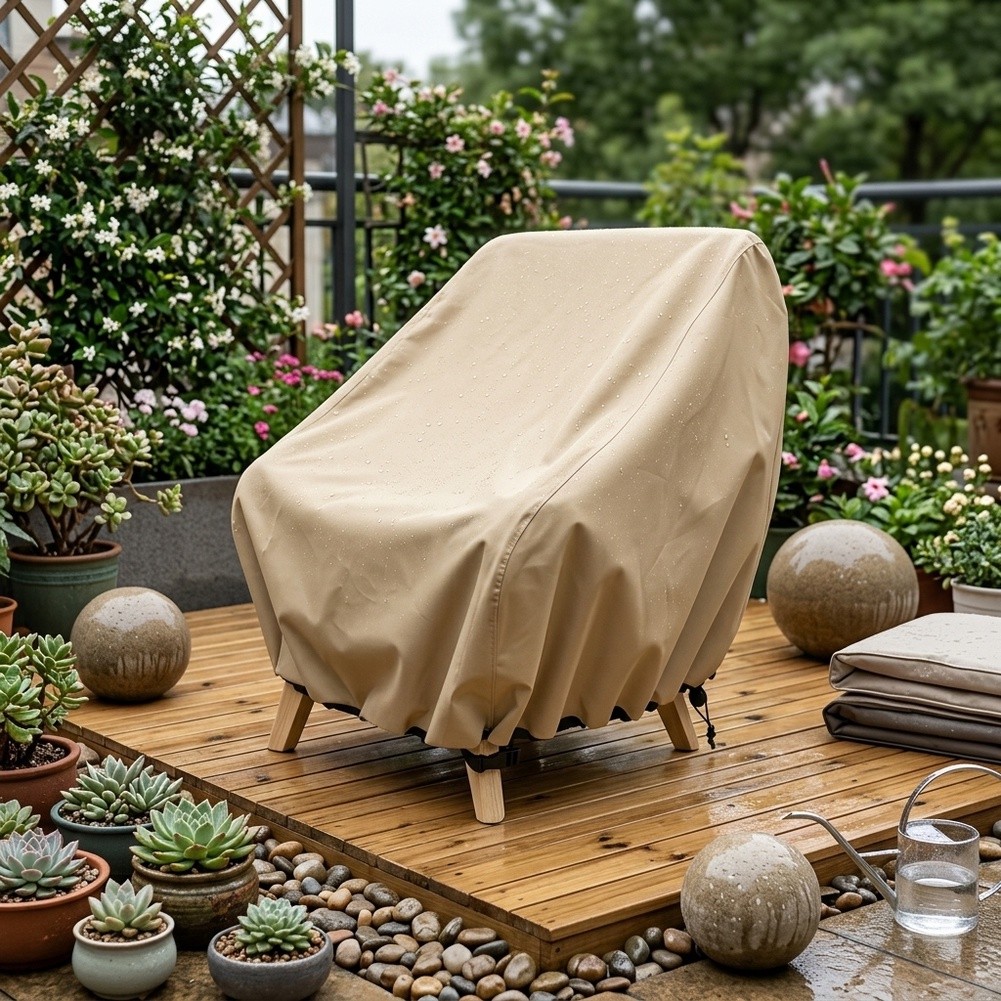 ผ้าคลุมเก้าอี้สนามกันน้ำ สำหรั - Outdoor Furniture With Covers บทวิจารณ์และราคา