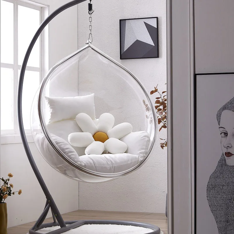 เก้าอี้แขวนทรงไข่แบบโปร่งใส สไ - Hanging Egg Chair บทวิจารณ์และราคา