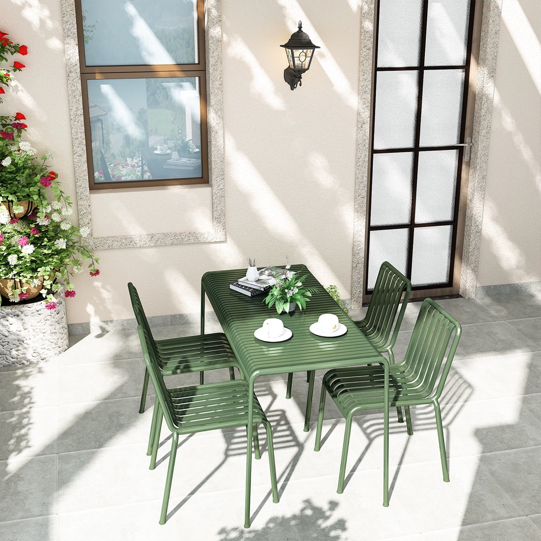การพักผ่อนกลางแจ้งที่ทันสมัย,  - Outdoor Furniture Shop บทวิจารณ์และราคา