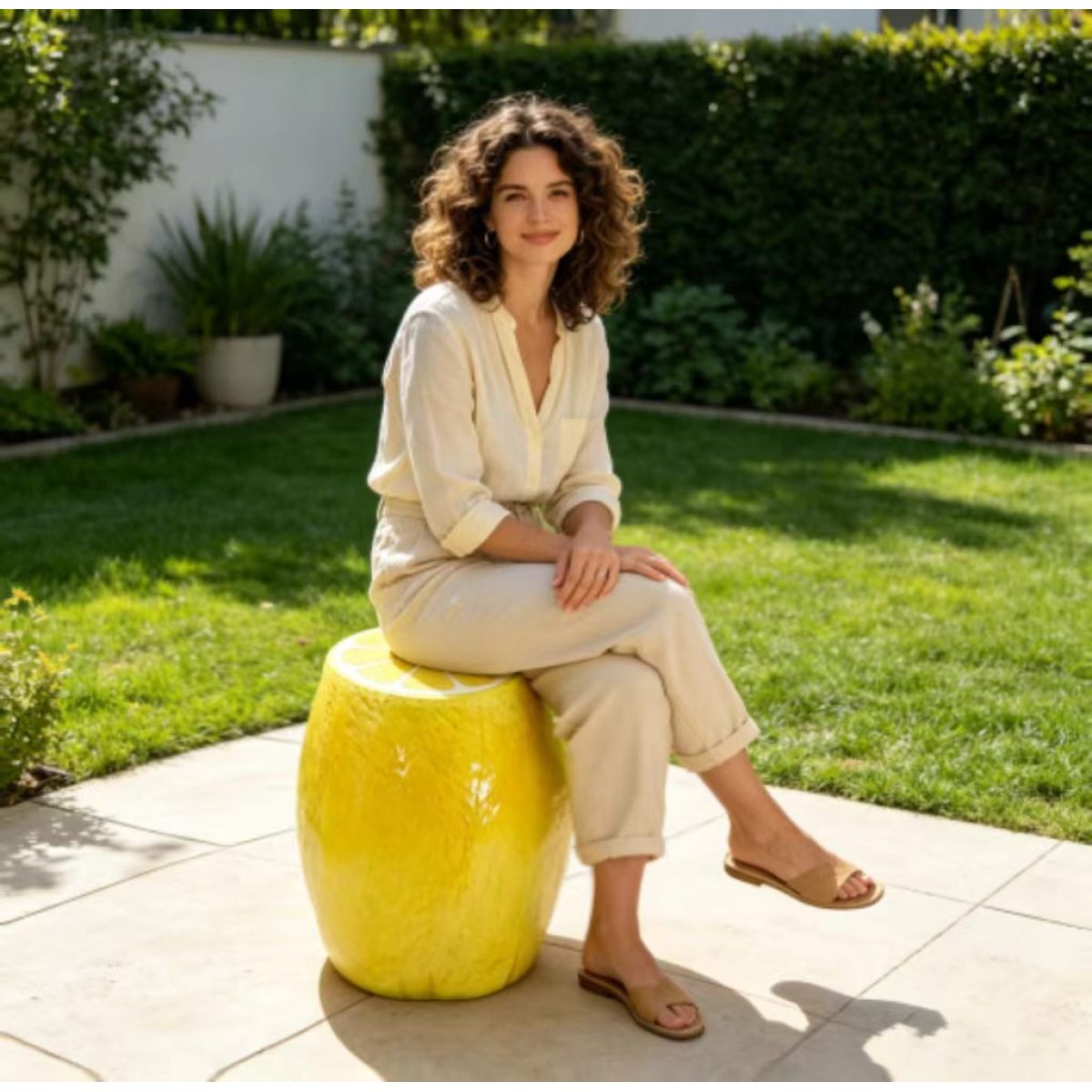เก้าอี้ทรงผลเลมอนสีเหลือง, เก้ - Outdoor Furniture Yellow บทวิจารณ์และราคา