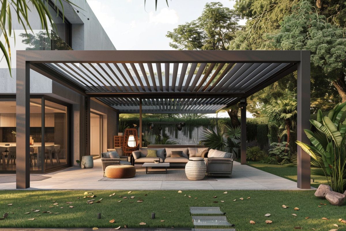ศาลาหลังบ้านติดผนังเคลือบสีฝุ่ - Outdoor Furniture Aluminium บทวิจารณ์และราคา