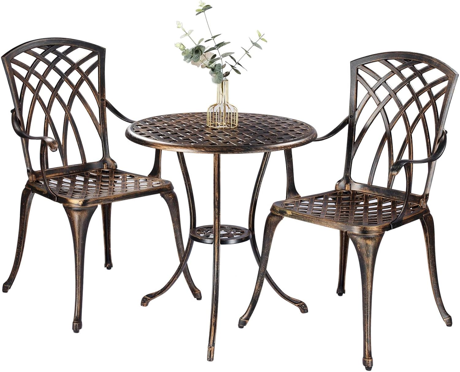 ชุดบิสโทรกลางแจ้ง 3 ชิ้น ทำจาก - Outdoor Furniture Aluminium บทวิจารณ์และราคา