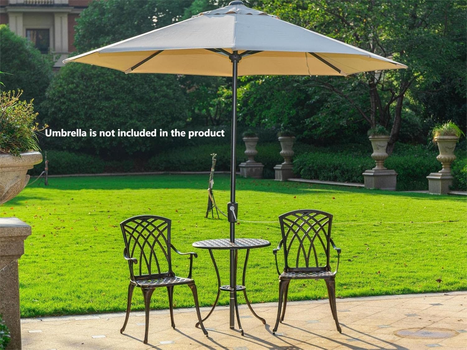 ชุดบิสโทรกลางแจ้ง 3 ชิ้น ทำจาก - Outdoor Furniture Aluminium บทวิจารณ์และราคา