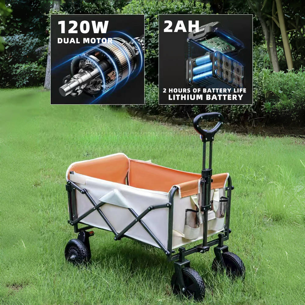 รถเข็นแคมป์ปิ้งไฟฟ้าพับได้ แบต - Outdoor Furniture Shop บทวิจารณ์และราคา