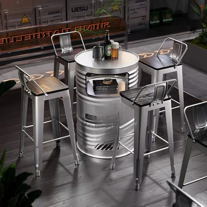 โต๊ะบาร์สไตล์อินดัสเทรียลจากถั - Outdoor Furniture Oil บทวิจารณ์และราคา