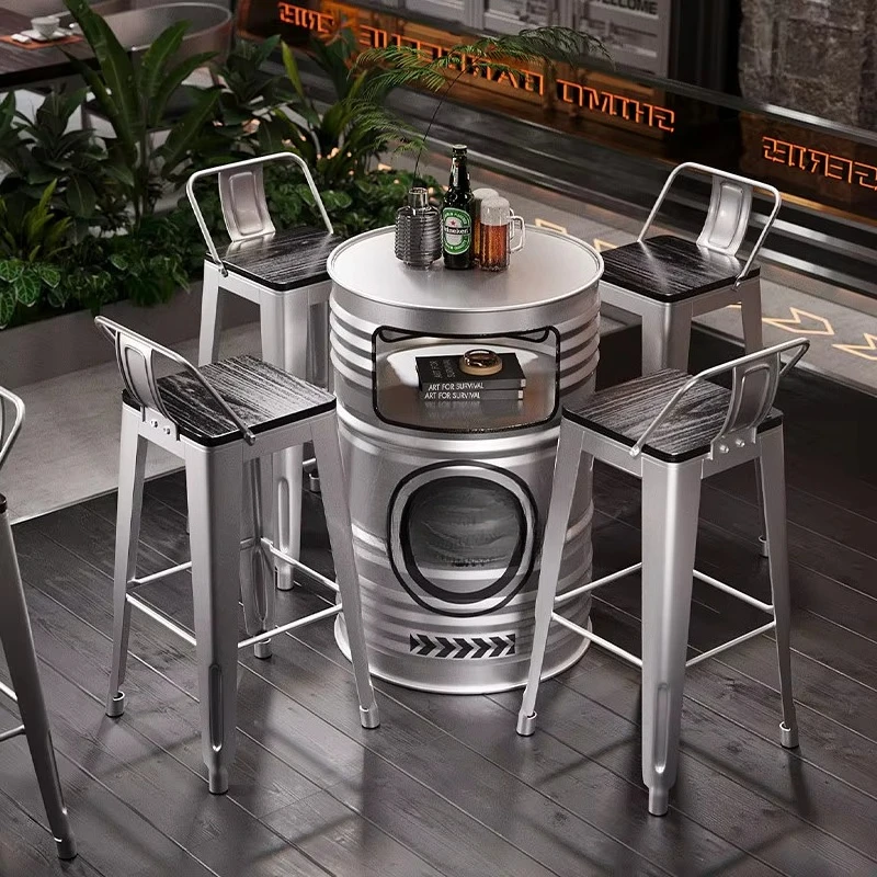โต๊ะบาร์สไตล์อินดัสเทรียลจากถั - Outdoor Furniture Oil บทวิจารณ์และราคา