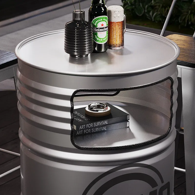 โต๊ะบาร์สไตล์อินดัสเทรียลจากถั - Outdoor Furniture Oil บทวิจารณ์และราคา