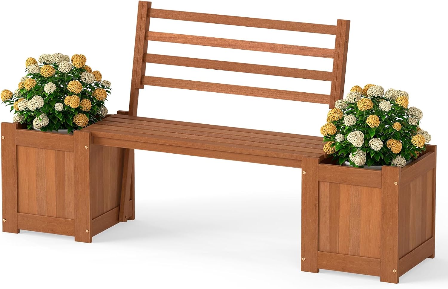 ม้านั่งกลางแจ้งพร้อมพนักพิง ชุ - Outdoor Furniture Oil บทวิจารณ์และราคา