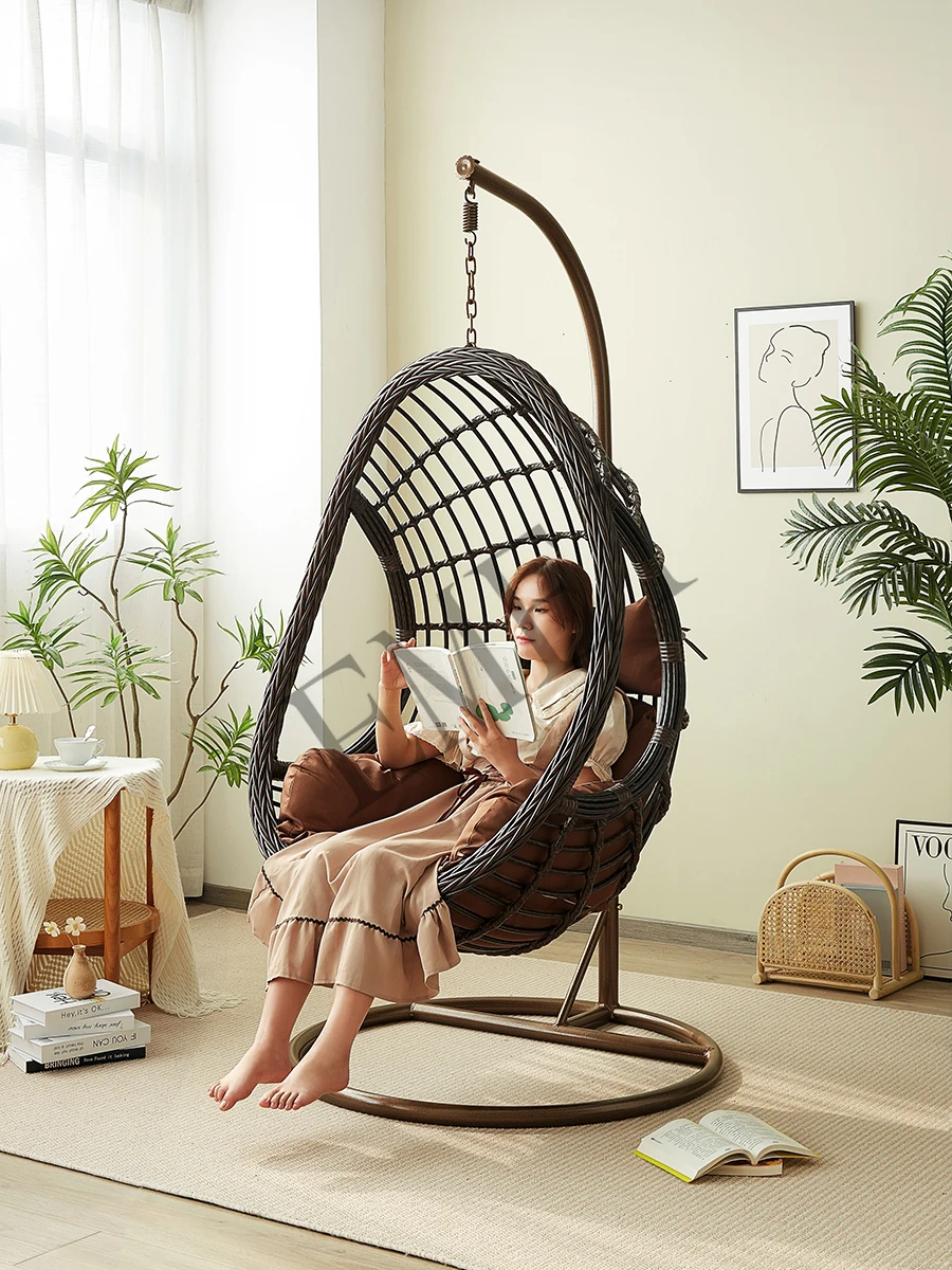 เก้าอี้หวายแบบแขวนสำหรับในบ้าน - Garden Swing Chair บทวิจารณ์และราคา