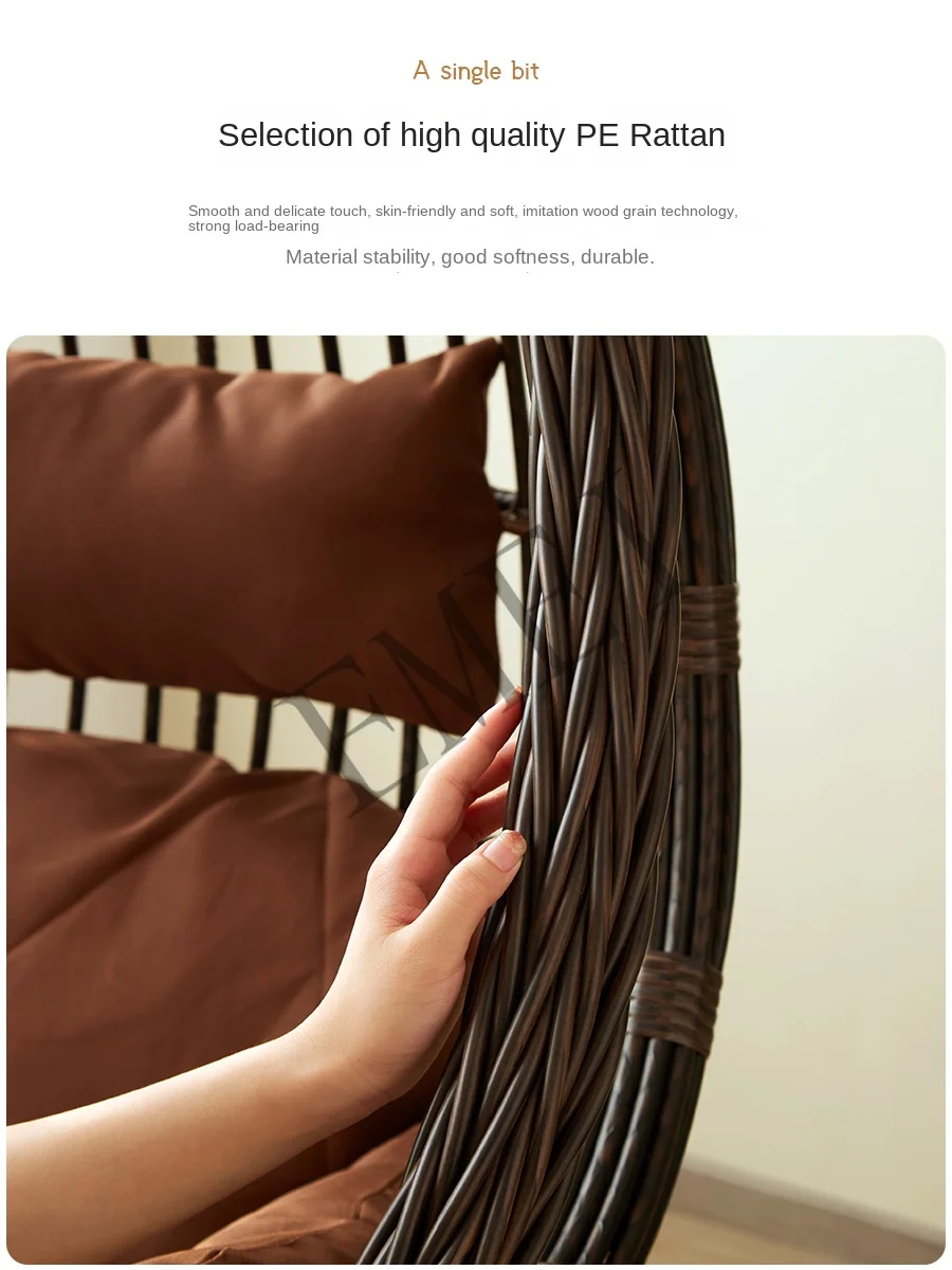 เก้าอี้หวายแบบแขวนสำหรับในบ้าน - Garden Swing Chair บทวิจารณ์และราคา