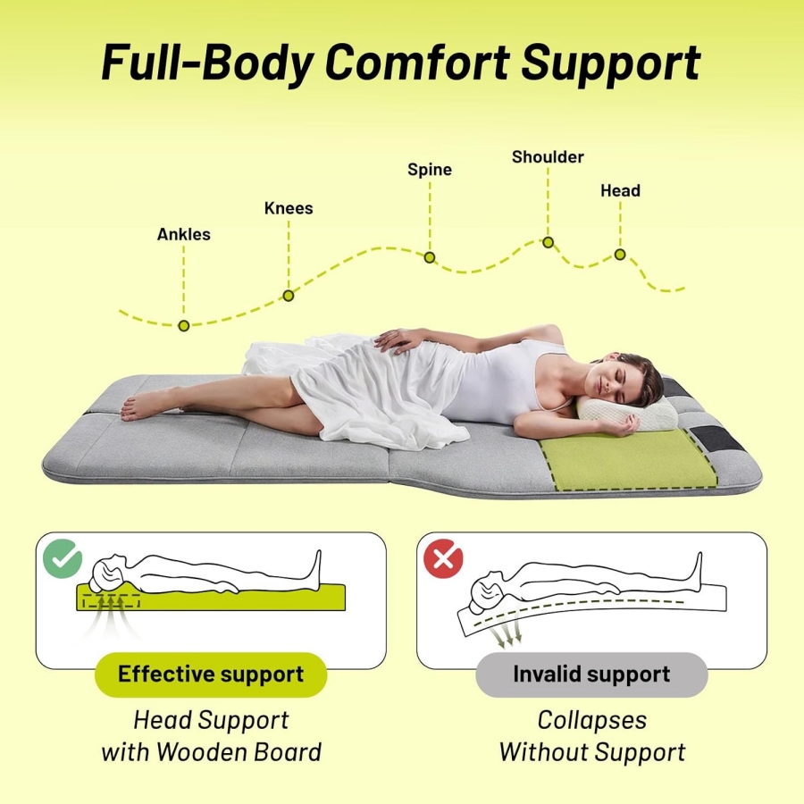 ที่นอนแคมป์ปิ้งแบบพับได้ ไม่ต้ - Camping Cot Foldable บทวิจารณ์และราคา