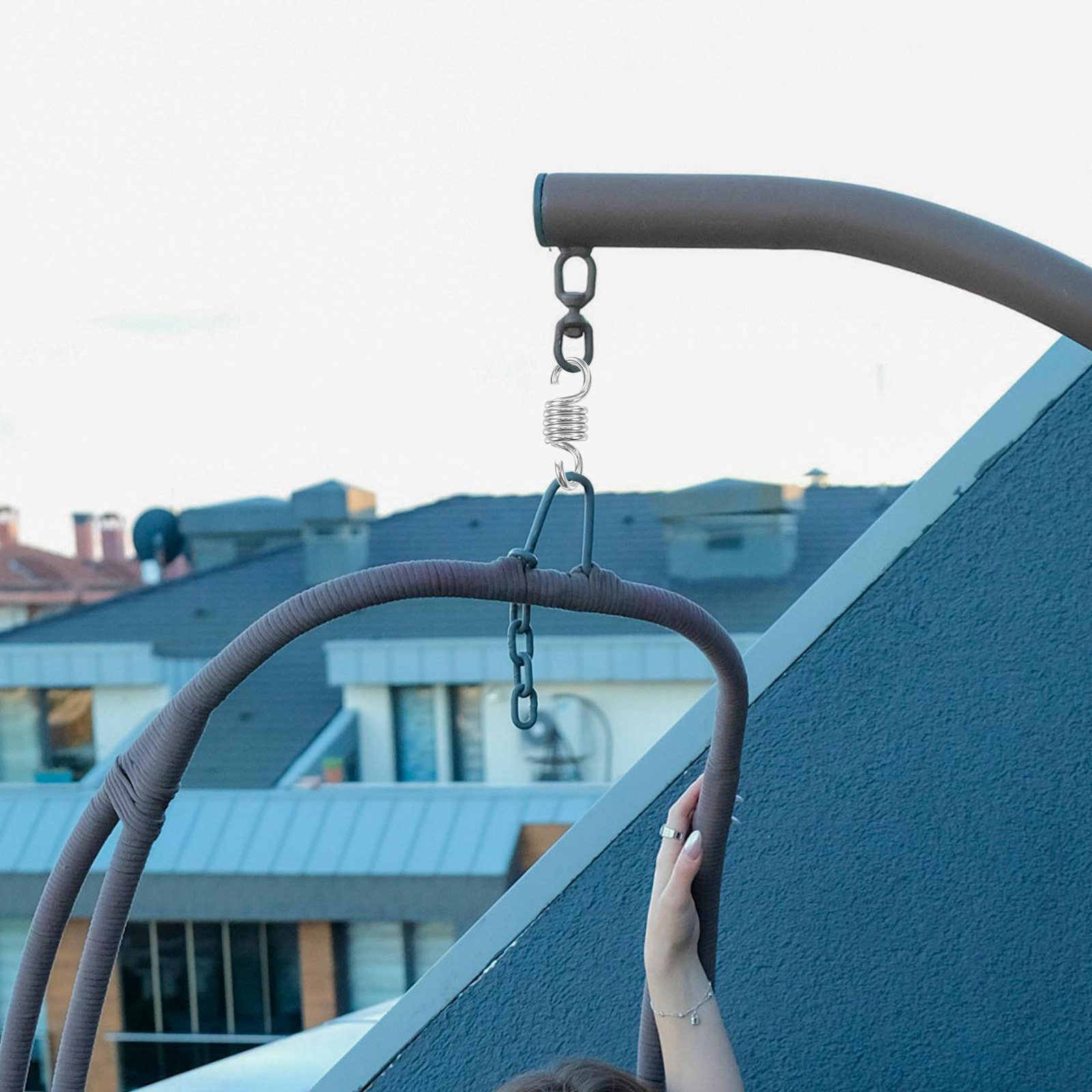 ชุดแขวนเก้าอี้ชิงช้าแบบแข็งแรง - Garden Swing Chair บทวิจารณ์และราคา