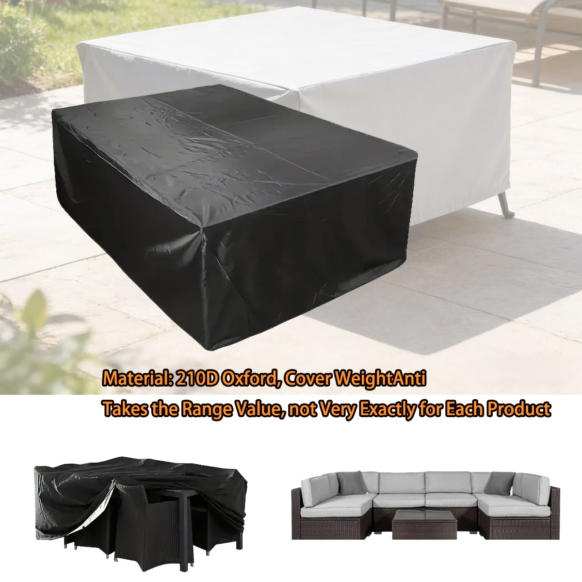 ผ้าคลุมเฟอร์นิเจอร์กลางแจ้ง 60 - Outdoor Furniture With Covers บทวิจารณ์และราคา