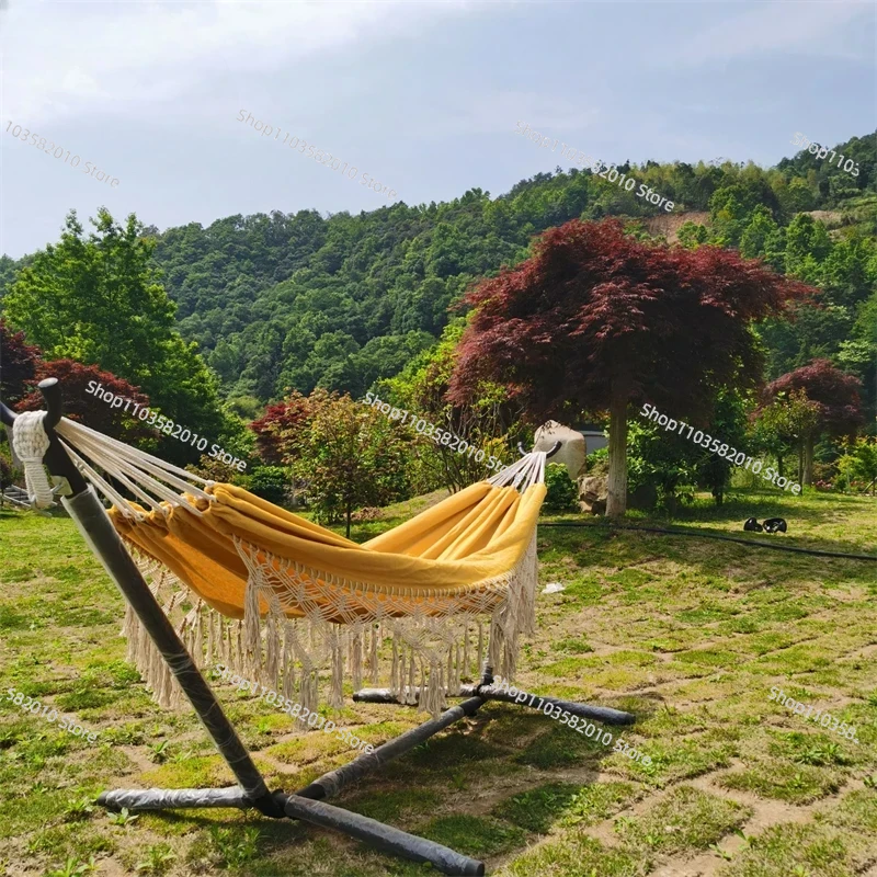 เปลญวนผ้าใบคู่สีเหลืองสไตล์มิน - Outdoor Furniture Yellow บทวิจารณ์และราคา