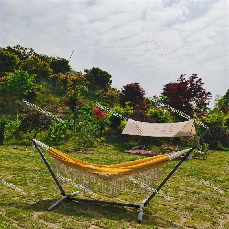 เปลญวนผ้าใบคู่สีเหลืองสไตล์มิน - Outdoor Furniture Yellow บทวิจารณ์และราคา