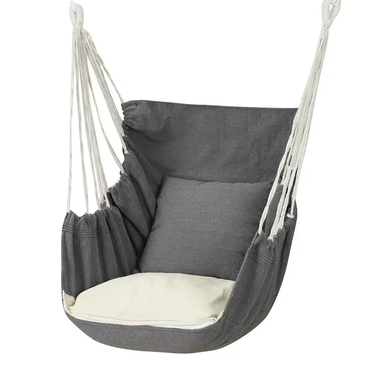 เก้าอี้ชิงช้าผ้าใบพร้อมหมอน สำ - Garden Swing Chair บทวิจารณ์และราคา
