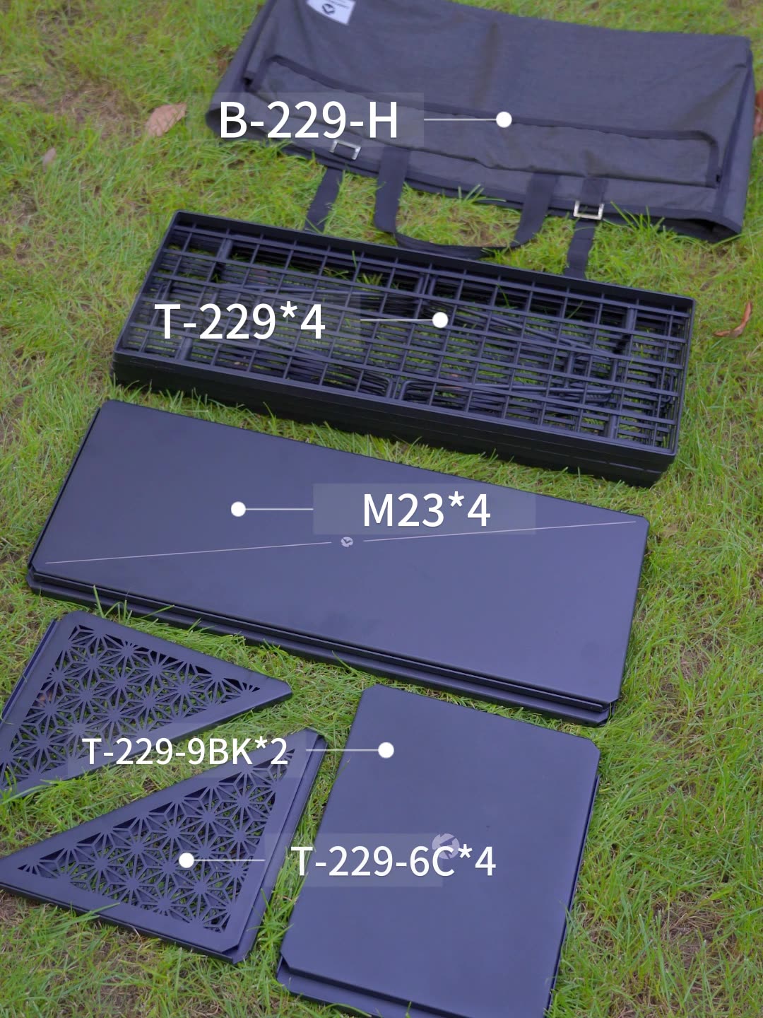 CAMPINGMOON T-229-9BK-2P โต๊ะพ - Outdoor Furniture Australia บทวิจารณ์และราคา