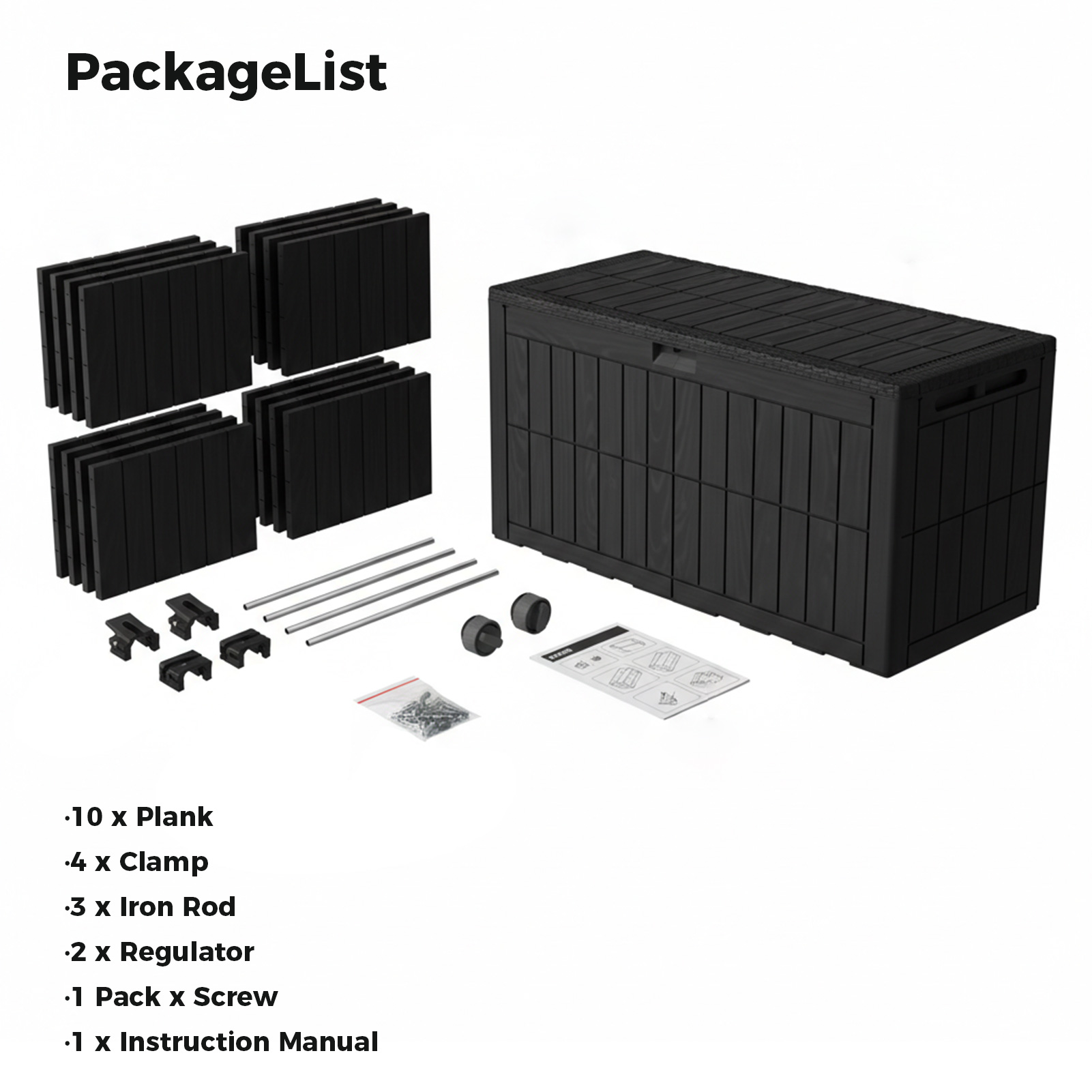 กล่องเก็บของกลางแจ้งขนาด 100 แ - Outdoor Furniture With Storage For Cushions บทวิจารณ์และราคา