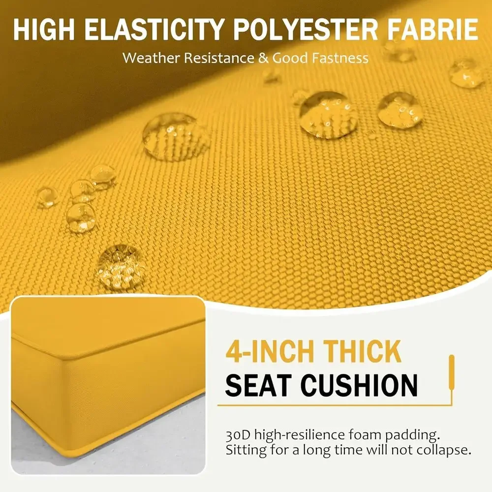 เบาะรองนั่งสำหรับเฟอร์นิเจอร์น - Outdoor Furniture Yellow บทวิจารณ์และราคา