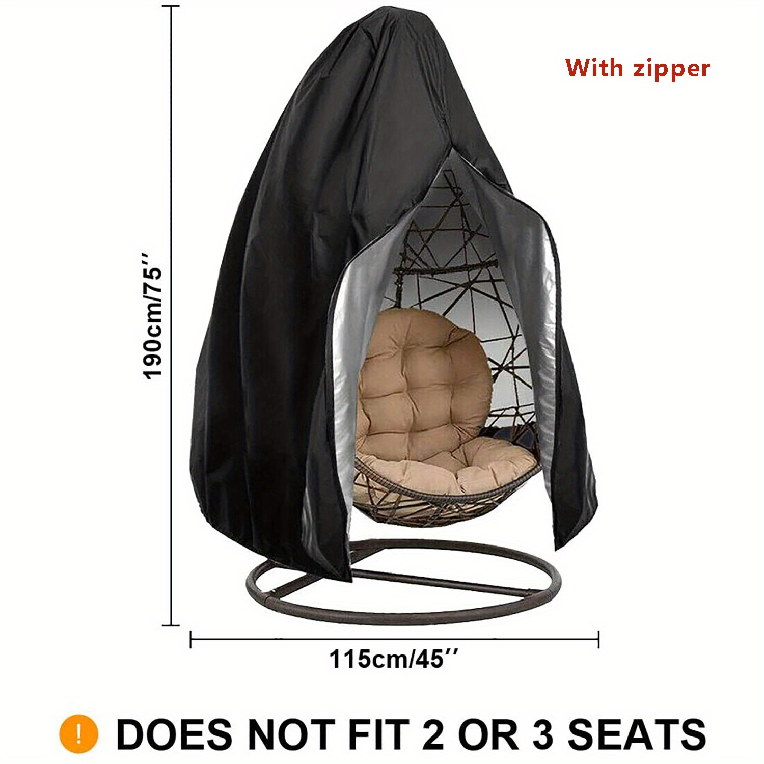 ผ้าคลุมเก้าอี้แขวนรูปไข่แบบกัน - Hanging Egg Chair บทวิจารณ์และราคา